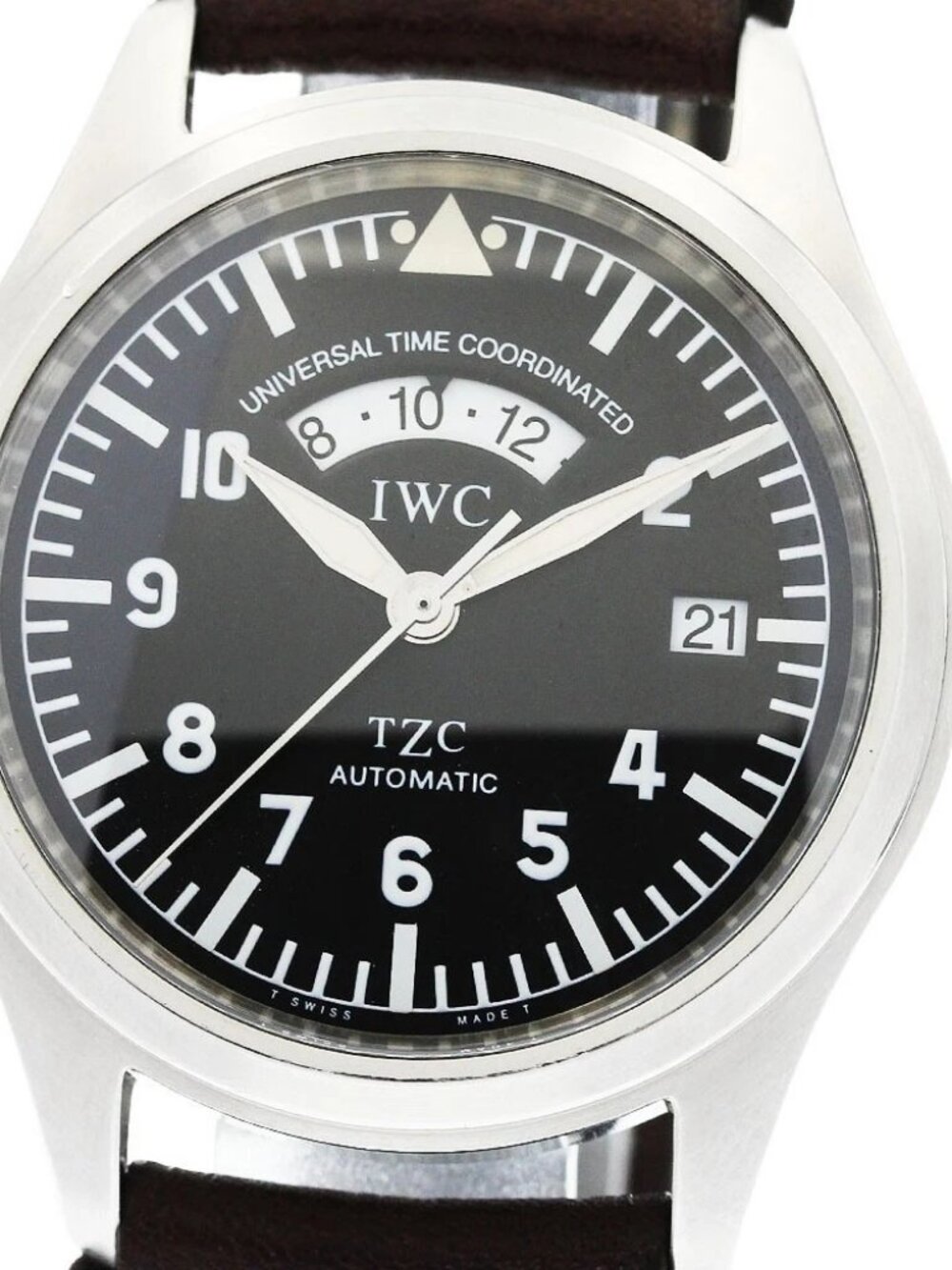 IWC SCHAFFHAUSEN Freeger UTC IW325101 Date black Dial Automatic Men's_953537